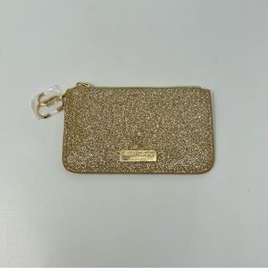 New With Tags Jimmy Choo Gold Sparkling Coin Purse